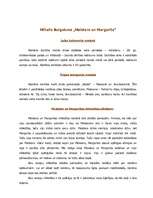 Реферат 'Mihails Bulgakovs "Meistars un Margarita"', 1.