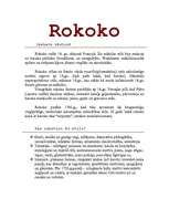 Конспект 'Rokoko', 1.