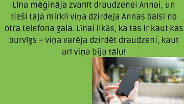 Презентация 'Pasaka par meitenīti Līnu', 8.