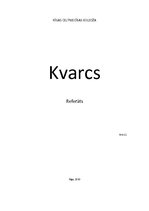 Реферат 'Kvarcs', 1.