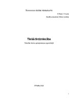 Реферат 'Tiešā Tirzdniecība', 1.