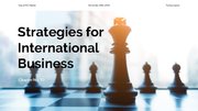 Презентация 'Strategies for International Business', 1.