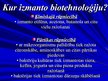 Презентация 'Biotehnoloģijas, to izmantošana', 3.