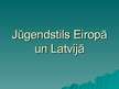 Презентация 'Jūgendstils Latvijā un Eiropā', 1.