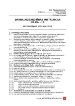 Образец документа 'Darba aizsardzības instrukcija metinātājam būvobjektos', 1.