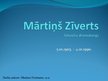 Презентация 'Mārtiņš Zīverts', 1.