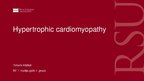 Презентация 'Hypertrophic Cardiomyopathy', 1.