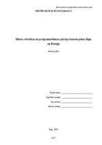 Бизнес план 'Bērnu robotikas un programmēšanas pulciņa biznesa plāns Rīgā un Pierīgā', 1.