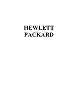 Реферат 'Hewlett Packard', 1.