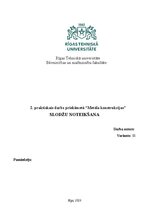Реферат 'Slodžu noteikšana', 1.