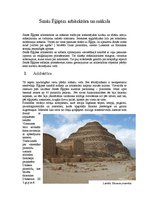 Конспект 'Senās Ēģiptes arhitektūra un māksla', 1.