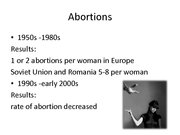 Презентация 'Birth Regulation in Europe: Completing the Contraceptive Revolution', 7.