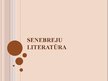 Презентация 'Senebreju literatūra', 1.
