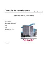 Реферат 'Analysis of Scandic Copenhagen', 1.