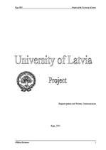 Реферат 'Information about the University of Latvia', 1.