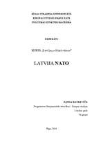 Реферат 'Latvija NATO', 1.