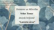 Презентация 'Dzimtene un mīlestība Veltas Tomas dzejoļu krājumā “Latvieša sieva”', 1.
