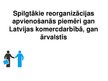 Презентация 'Spilgtākie reorganizācijas apvienošanās piemēri Latvijas komercdarbībā un ārvals', 1.