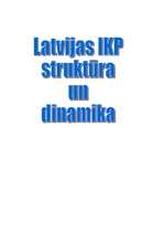 Реферат 'Latvijas IKP struktūra un dinamika', 1.