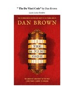 Эссе '"The Da Vinci Code" by Dan Brown', 1.