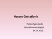 Презентация 'Herpes Gestationis', 1.