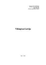 Реферат 'Vikingi un Latvija', 1.