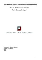 Презентация 'OAO "Russian Bank for Development" Strategies', 9.