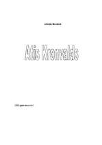 Реферат 'A.Kronvalds', 1.