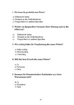 Дипломная 'Wortschatzarbeit im DaF-Unterricht in der Klasse 8 der 1.Mittelschule Rēzekne', 67.