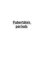 Реферат 'Pubertātes periods', 1.