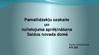 Презентация 'Prezentācija par pamatlīdzekļu uzskaiti Saldus novada domē', 1.