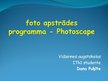 Презентация 'Foto apstrādes programma - Photoscape', 1.