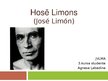 Реферат 'Hosē Limons', 1.