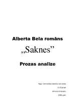 Конспект 'Prozas analīze Alberta Bela romānam "Saknes" ', 1.