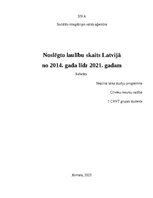 Реферат 'Noslēgto laulību skaits Latvijā no 2014. gada līdz 2021. gadam', 1.