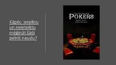 Презентация 'Azartspēles - pokers', 5.