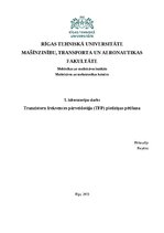 Конспект 'Tranzistoru frekvences pārveidotāja (TFP) piedziņas pētīšana', 1.