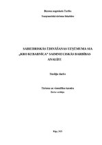 Реферат 'Sabiedriskās ēdināšanas uzņēmuma SIA „KRO kebabnīca” saimnieciskās darbības anal', 1.