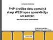 Дипломная 'PHP drošība datu apmaiņā starp WEB lapas apmeklētāju un serveri', 1.