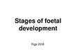 Презентация 'Foetal Development', 1.