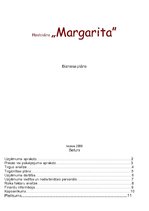 Бизнес план 'Restorāns "Margarita"', 1.
