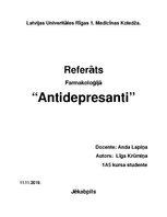 Конспект 'Antidepresanti', 1.