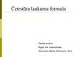 Презентация 'Četrstūra laukuma formula', 1.