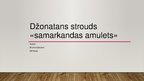 Презентация 'Džonatans Strouds "Samarkandas amulets"', 1.