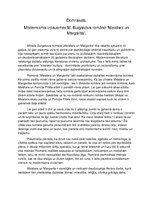 Эссе 'Modernisma izpausmes Mihaila Bulgakova romānā "Meistars un Margarita"', 1.