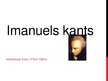 Презентация 'Imanuels Kants, apgaismība', 1.