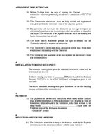 Образец документа 'Contract about Electrical Installation Works', 2.