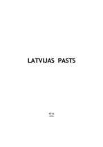 Реферат 'Latvijas pasts', 1.