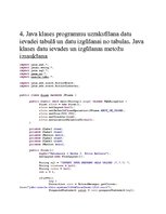 Образец документа 'Programmēšanas valodas "Java" izmantošana datu bāzes serverī', 16.