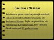 Презентация 'Vēlēšanas un Latvijas parlaments', 5.